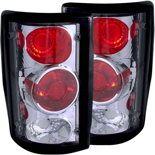 ANZO USA Tail Light Assembly for 1995-2002 Ford E-150 Econoline - 211049 - (2002 2001 2000 1999 1998 1997 1996 1995)