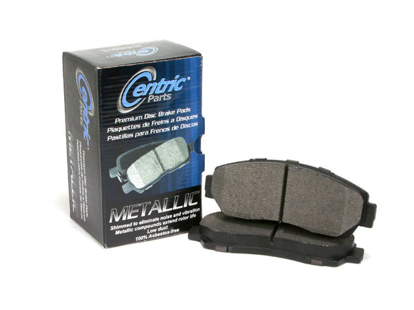 Centric Parts Front Premium Metallic Brake Pads for 1989-1991 Mazda RX-7 [ Vented Rear Disc] - 300.03310 - (1991 1990 1989)