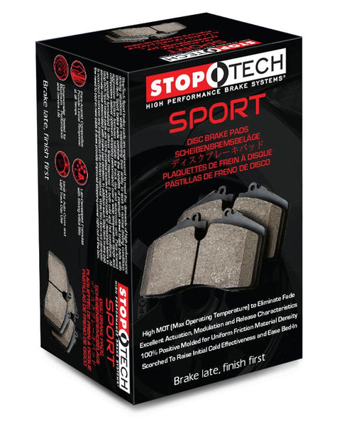 StopTech Rear Sport Brake Pads for 2015-2016 Volkswagen GOLF SEL [ 2 Door Including Sport Wagen] - 309.03400 - (2016 2015)