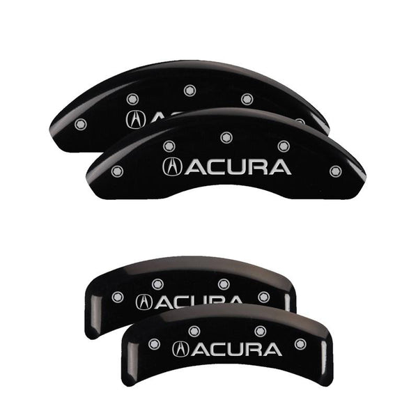 MGP Caliper Covers Front and Rear for 2002-2003 Acura TL Type-S with 17in Wheels - Black - 39002SACUBK - (2003 2002)