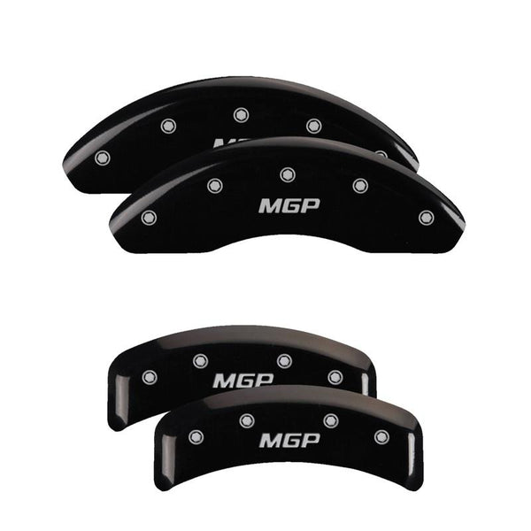 MGP Caliper Covers Front and Rear for 2002-2003 Acura CL Base with 17in Wheels - Black - 39002SMGPBK - (2003 2002)