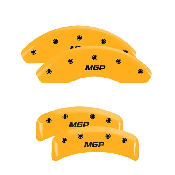 MGP Caliper Covers Front and Rear for 2001-2001 Acura CL Premium with 17in Wheels - Yellow - 39002SMGPYL - (2001)