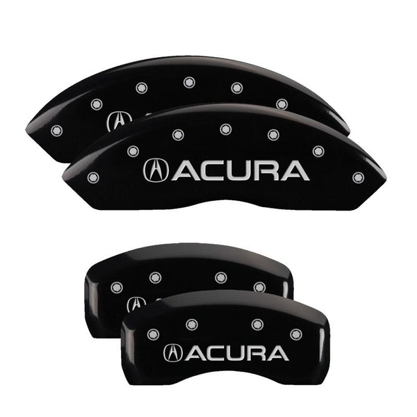 MGP Caliper Covers Front and Rear for 2002-2006 Acura RSX Type-S with 17in Wheels - Black - 39005SACUBK - (2006 2005 2004 2003 2002)