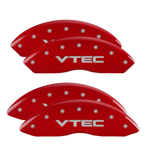 MGP Caliper Covers Front and Rear for 1999-2004 Acura RL Premium with 17in Wheels - Red - 39015SVTCRD - (2004 2003 2002 2001 2000 1999)