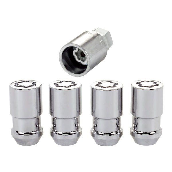 McGard Cone Seat Exposed Style Wheel Locks-Chrome 1975-2001 Ford E-150 Econoline  - [2001 2000 1999 1998 1997 1996 1995 1994 1993 1992 1991 1990 1989 1988 1987 1986 1985 1984 1983] - 24198