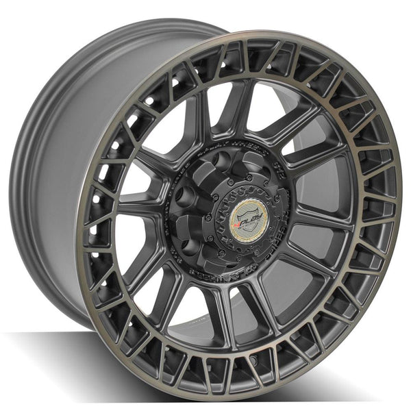 4PLAY 4PS12 Satin Machined w/ Bronze Wheels for 2019-2022 CHEVROLET SILVERADO 1500 [] - 18x9 0 mm - 18"  - (2022 2021 2020 2019)