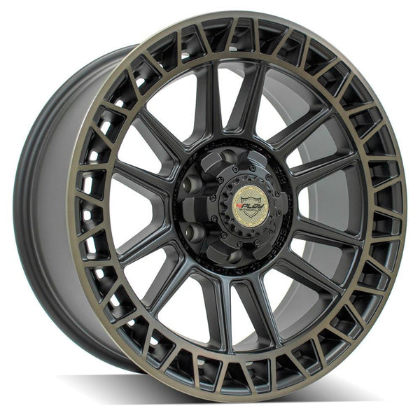 4PLAY 4PS12 Satin Machined w/ Bronze Wheels for 1992-2023 GMC Yukon    [] - 20x9 0 mm - 20"  - (2023 2022 2021 2020 2019 2018 2017 2016 2015 2014 2013 2012 2011 2010 2009 2008 2007 2006 2005)