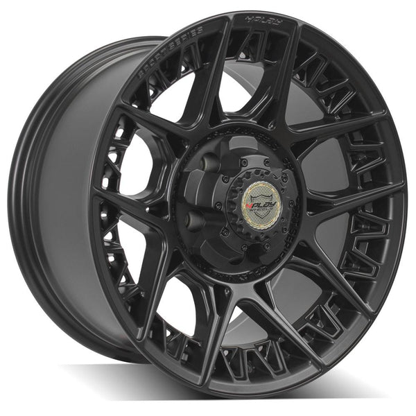 4PLAY 4PS50 Satin Black Wheel Wheels for 2020-2023 Jeep Gladiator   [] - 17x9 0 mm - 17"  - (2023 2022 2021 2020)