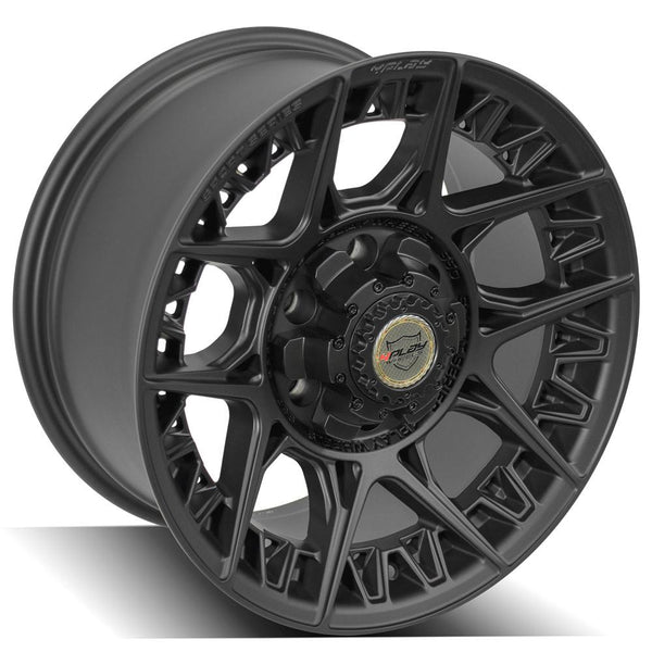 4PLAY 4PS50 Satin Black Wheel Wheels for 2019-2022 GMC SIERRA 1500 [] - 17x9 0 mm - 17"  - (2022 2021 2020 2019)