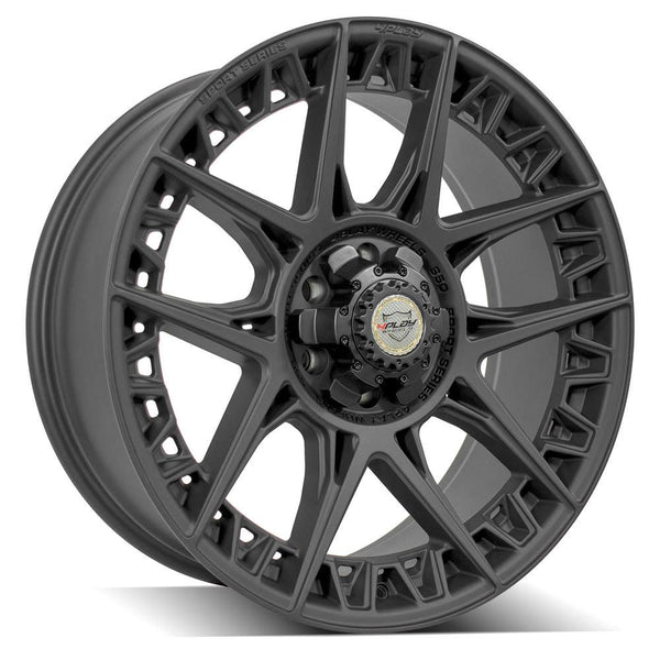 4PLAY 4PS50 Satin Black Wheel Wheels for 1999-2023 Chevrolet Silverado 1500   [] - 22x9 0 mm - 22"  - (2023 2022 2021 2020 2019 2018 2017 2016 2015 2014 2013 2012 2011 2010 2009 2008 2007 2006 2005)