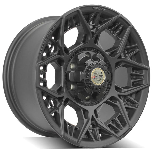 4PLAY 4PS60 Satin Black Wheel Wheels for 2006-2008 Lincoln Mark LT   [] - 17x9 0 mm - 17"  - (2008 2007 2006)