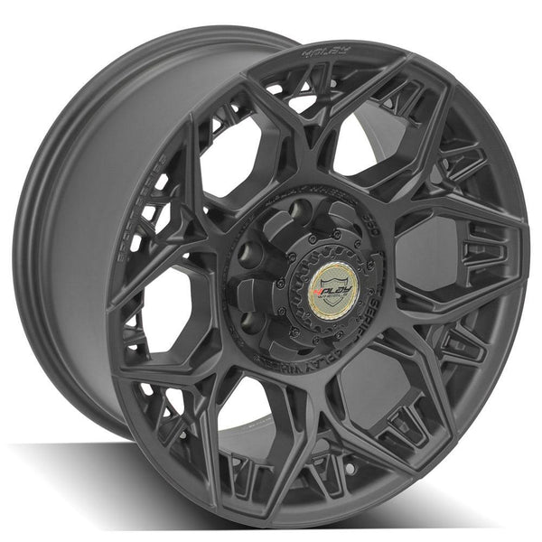 4PLAY 4PS60 Satin Black Wheel Wheels for 2021-2022 GMC YUKON [] - 18x9 0 mm - 18"  - (2022 2021)