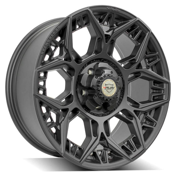 4PLAY 4PS60 Satin Black Wheel Wheels for 2020-2023 Jeep Gladiator   [] - 20x9 0 mm - 20"  - (2023 2022 2021 2020)