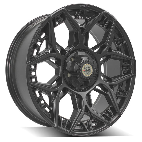 4PLAY 4PS60 Satin Black Wheel Wheels for 2020-2023 Jeep Gladiator   [] - 22x9 0 mm - 22"  - (2023 2022 2021 2020)