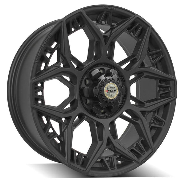 4PLAY 4PS60 Satin Black Wheel Wheels for 2006-2008 Lincoln Mark LT   [] - 22x9 0 mm - 22"  - (2008 2007 2006)