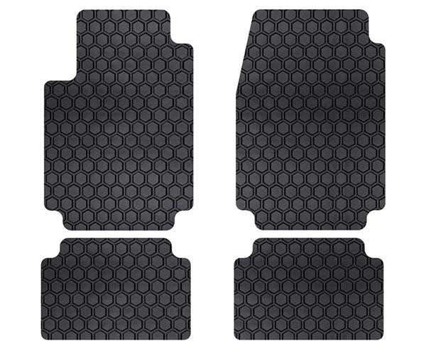 Intro-Tech Hexomat All Weather Front and Rear Floor Mats for 2016-2016 Toyota Tacoma [Double Cab] - TO-809 - (2016)