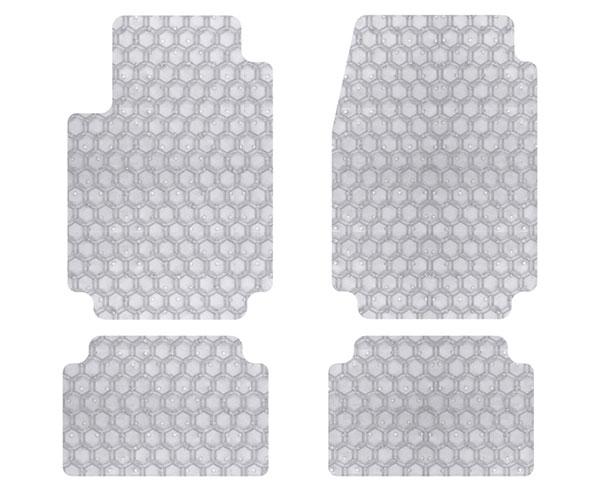 Intro-Tech Hexomat All Weather Front and Rear Floor Mats for 1984-1990 Jeep Cherokee [Sedan] - JP-101 - (1990 1989 1988 1987 1986 1985 1984)