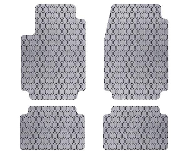 Intro-Tech Hexomat All Weather Front and Rear Floor Mats for 1986-1989 Acura Integra - AC-101 - (1989 1988 1987 1986)