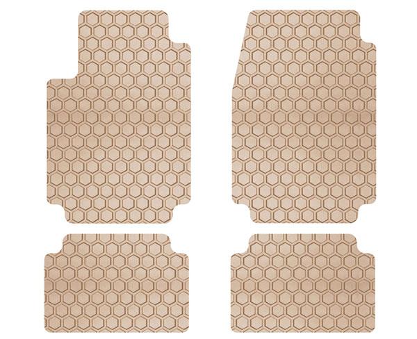 Intro-Tech Hexomat All Weather Front and Rear Floor Mats for 1986-1988 BMW 325i [Convertible (E30)] - BM-106 - (1988 1987 1986)