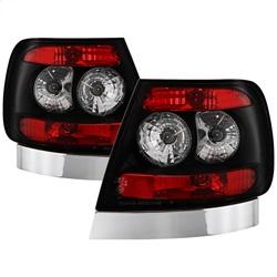 Spyder Auto Euro Style Tail Lights - Black for 1996-2001 Audi A4 Quattro - 5000064 - (2001 2000 1999 1998 1997 1996)