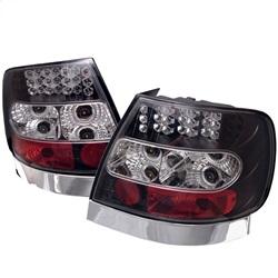 Spyder Auto LED Tail Lights - Black for 1996-2001 Audi A4 - 5000095 - (2001 2000 1999 1998 1997 1996)