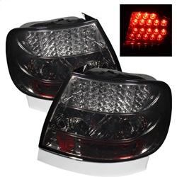 Spyder Auto LED Tail Lights - Smoke for 1996-2001 Audi A4 - 5000132 - (2001 2000 1999 1998 1997 1996)