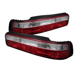 Spyder Auto Euro Style Tail Lights - Red Clear for 1990-1993 Acura Integra Hatchback - 5000187 - (1993 1992 1991 1990)