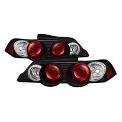 Spyder Auto Euro Style Tail Lights - Black for 2002-2004 Acura RSX - 5000330 - (2004 2003 2002)