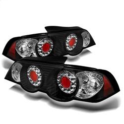 Spyder Auto LED Tail Lights - Black for 2002-2004 Acura RSX - 5000361 - (2004 2003 2002)