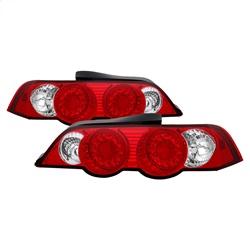 Spyder Auto LED Tail Lights - Red Clear for 2002-2004 Acura RSX - 5000385 - (2004 2003 2002)