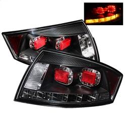 Spyder Auto LED Tail Lights - Black for 2000-2006 Audi TT Quattro - 5000422 - (2006 2005 2004 2003 2002 2001 2000)