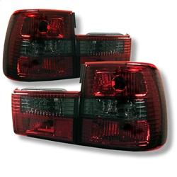 Spyder Auto Euro Style Tail Lights - Red Smoke for 1994-1995 BMW 540i - 5000507 - (1995 1994)