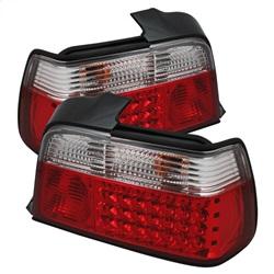 Spyder Auto LED Tail Lights - Red Clear for 1993-1993 BMW 318i - 5000576 - (1993)