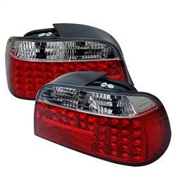 Spyder Auto LED Tail Lights - Red Clear for 1995-2001 BMW 750iL - 5000620 - (2001 2000 1999 1998 1997 1996 1995)