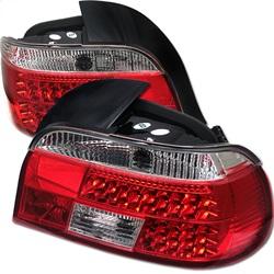 Spyder Auto LED Tail Lights - Red Clear for 1997-2000 BMW 540i - 5000675 - (2000 1999 1998 1997)