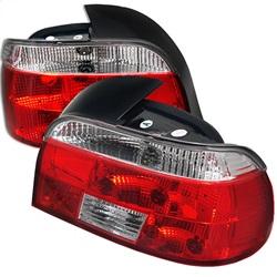 Spyder Auto Crystal Tail Lights - Red Clear for 1997-2000 BMW 540i - 5000705 - (2000 1999 1998 1997)