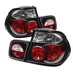 Spyder Auto Euro Style Tail Lights- Black for 2001-2001 BMW 330xi - 5000712 - (2001)