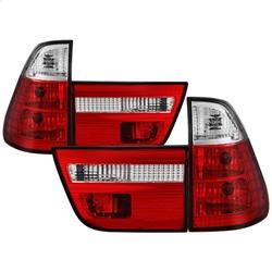 Spyder Auto 4PCS Euro Style Tail Lights- Red Clear for 2000-2006 BMW X5 - 5000835 - (2006 2005 2004 2003 2002 2001 2000)