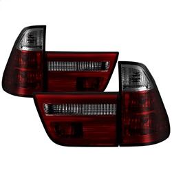 Spyder Auto 4PCS Euro Style Tail Lights- Red Smoke for 2000-2006 BMW X5 - 5000842 - (2006 2005 2004 2003 2002 2001 2000)