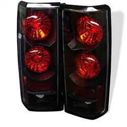 Spyder Auto Euro Style Tail Lights - Black for 1985-2005 GMC Safari - 5000996 - (2005 2004 2003 2002 2001 2000 1999 1998 1997 1996 1995 1994 1993 1992 1991 1990 1989 1988 1987)