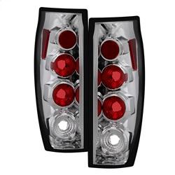 Spyder Auto Euro Style Tail Lights - Chrome for 2002-2006 Chevrolet Avalanche 2500 - 5001115 - (2006 2005 2004 2003 2002)