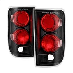 Spyder Auto Euro Style Tail Lights - Black for 2002-2004 Chevrolet Blazer - 5001146 - (2004 2003 2002)