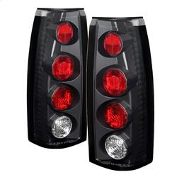 Spyder Auto Euro Style Tail Lights - Black for 1988-1998 Chevrolet C1500 - 5001283 - (1998 1997 1996 1995 1994 1993 1992 1991 1990 1989 1988)