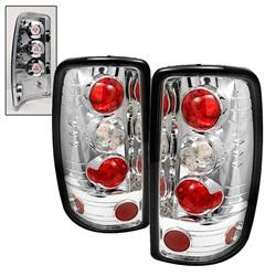 Spyder Auto Euro Style Tail Lights - Chrome for 2001-2006 Chevrolet Tahoe - 5001481 - (2006 2005 2004 2003 2002 2001)