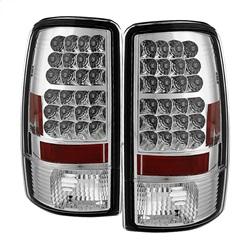 Spyder Auto LED Tail Lights - Chrome for 2001-2006 GMC Yukon XL 1500 Denali - 5001535 - (2006 2005 2004 2003 2002 2001)