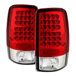 Spyder Auto LED Tail Lights - Red Clear for 2000-2006 Chevrolet Suburban 1500 - 5001542 - (2006 2005 2004 2003 2002 2001 2000)