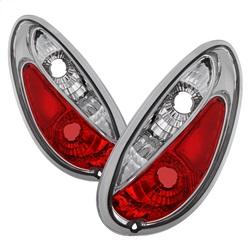 Spyder Auto Euro Style Tail Lights - Chrome for 2001-2005 Chrysler PT Cruiser - 5001672 - (2005 2004 2003 2002 2001)