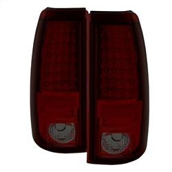 Spyder Auto LED Tail Lights - Red Smoke for 2003-2004 GMC Sierra 2500 Fleetside - 5001757 - (2004 2003)