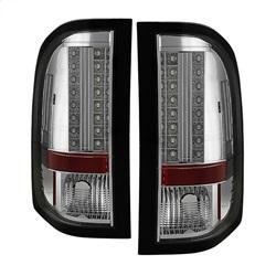 Spyder Auto LED Tail Lights - Chrome for 2011-2013 GMC Sierra 3500 HD SLT - 5001788 - (2013 2012 2011)