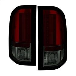 Spyder Auto LED Tail Lights - Red Smoke for 2011-2013 GMC Sierra 3500 HD WT - 5001801 - (2013 2012 2011)